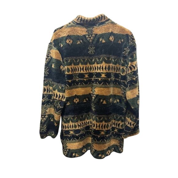 Black Mountain Outdoor Gear Fleece Jacket Aztec / Southwest Graphic Women's XL - Picture 7 of 8
